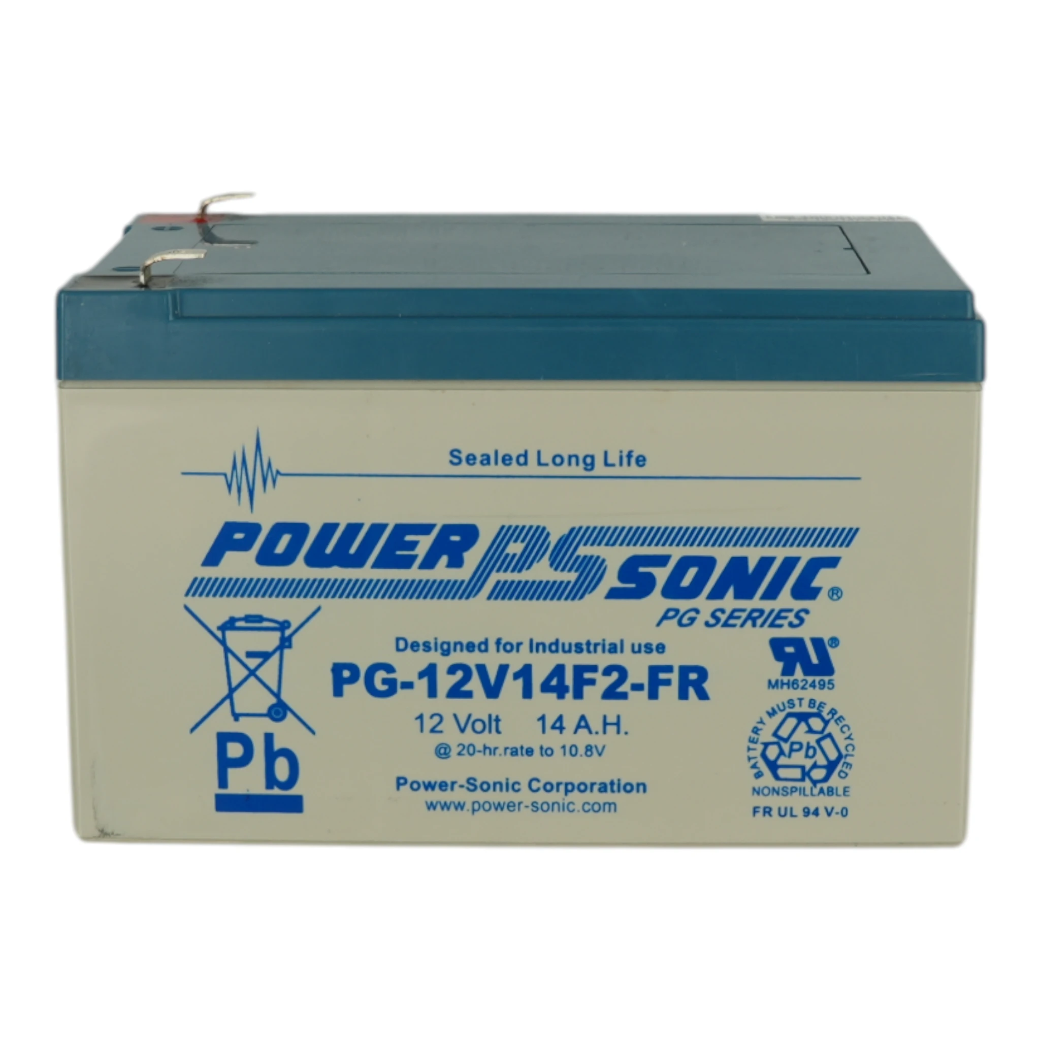 Power Sonic Battery 14Ah - 12V Flame Retardant Used in S4-34440-ASD FAAST Interface