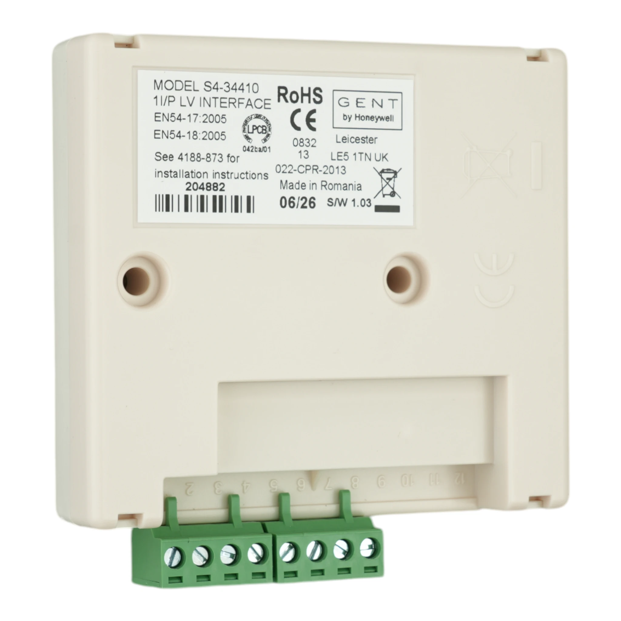 Single Channel Interface, LV Input Only (No Enclosure)