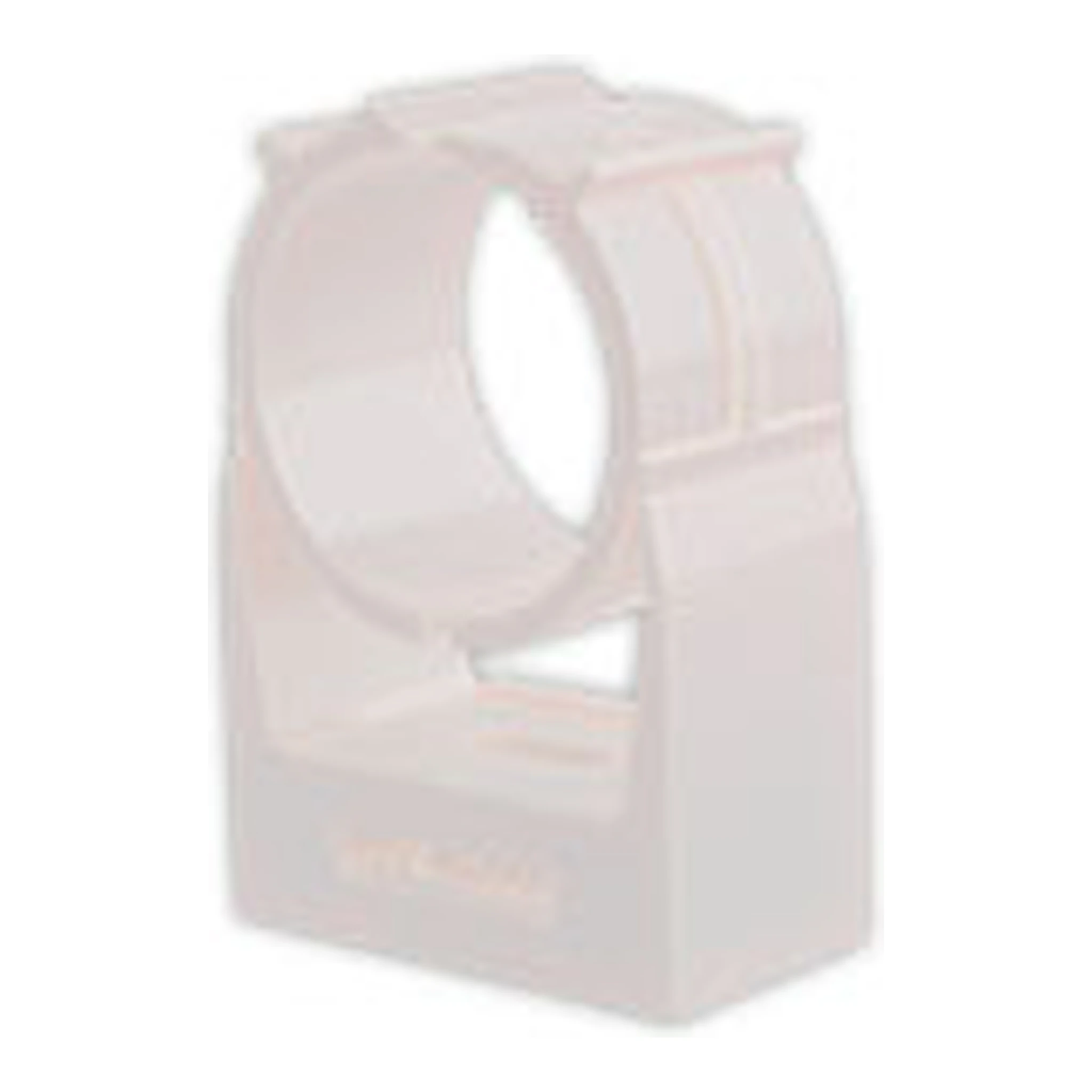 25mm ABS Pipe Clip PK20 WHITE