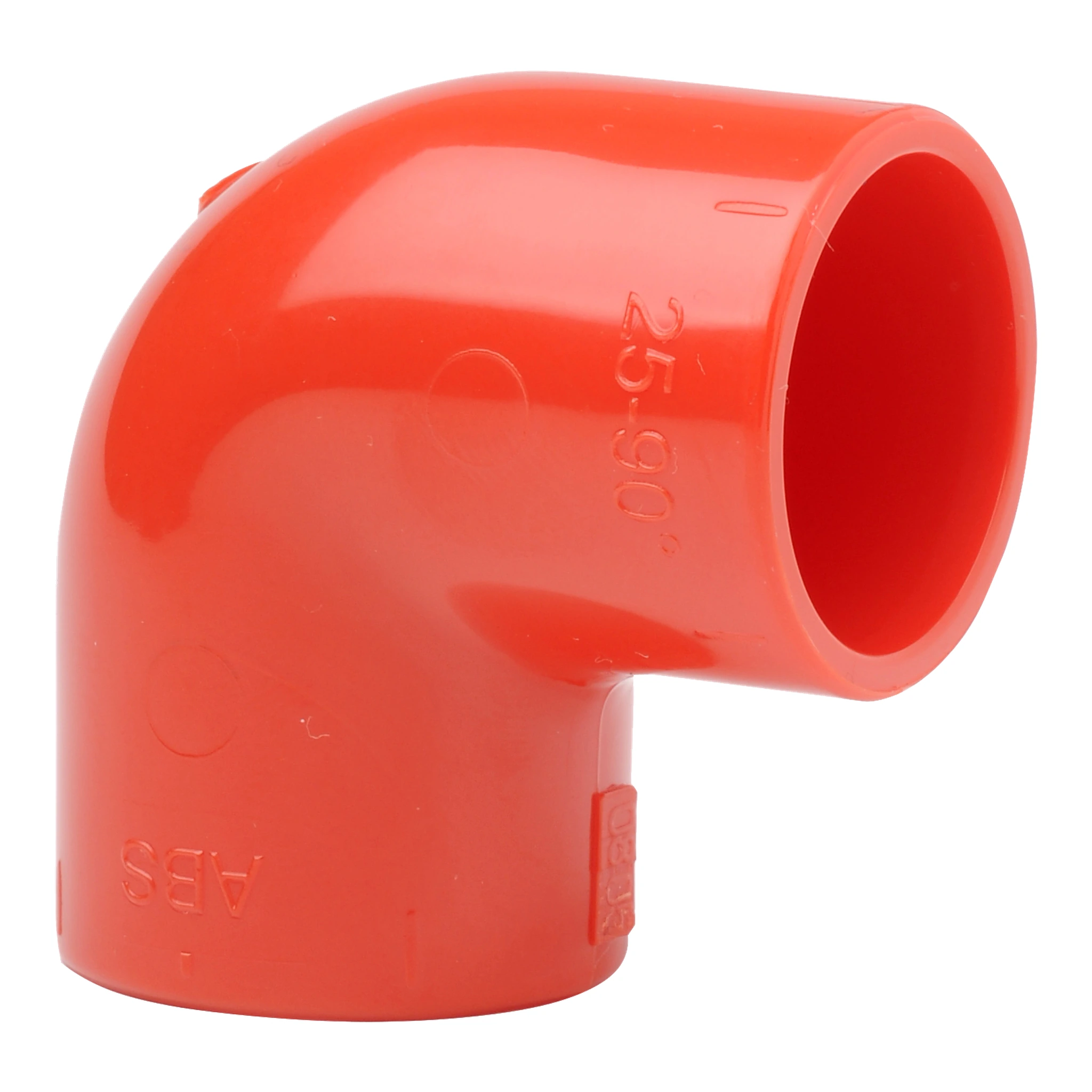 25mm ABS 90 Degree Elbow PK10 RED
