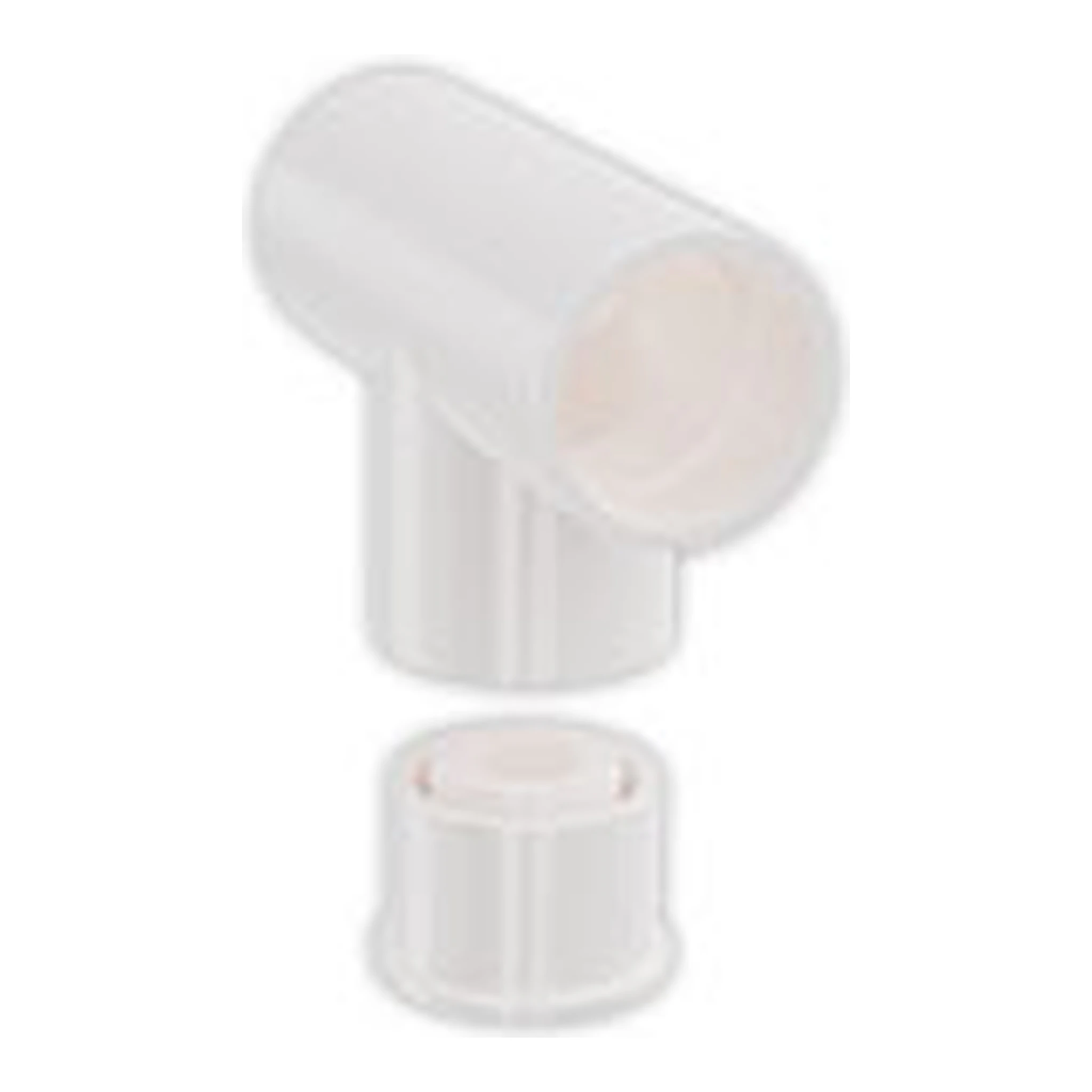 25mm to 10mm ABS Capillary Tee PK10 WHITE